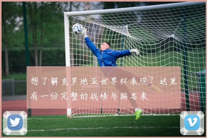 想了解克罗地亚世界杯表现？这里有一份完整的战绩与排名表